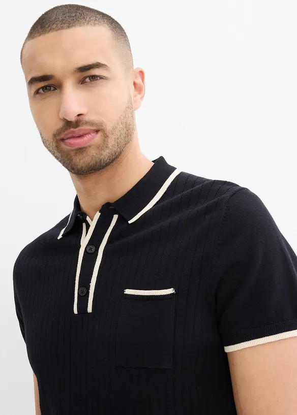 Pik&eacute;tr&ouml;ja med kontrastf&auml;rgade detaljer, bonprix