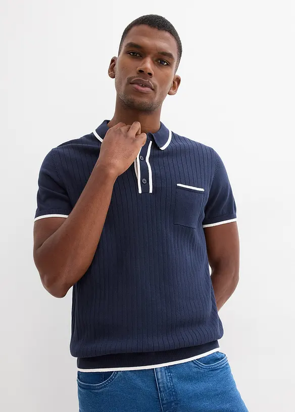 Pik&eacute;tr&ouml;ja med kontrastf&auml;rgade detaljer, bonprix