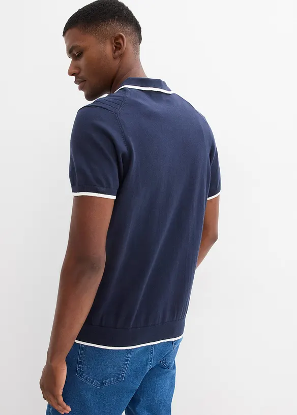 Pik&eacute;tr&ouml;ja med kontrastf&auml;rgade detaljer, bonprix