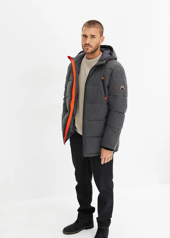 Varmt fodrad t&auml;ckjacka, vattenavvisande, bonprix