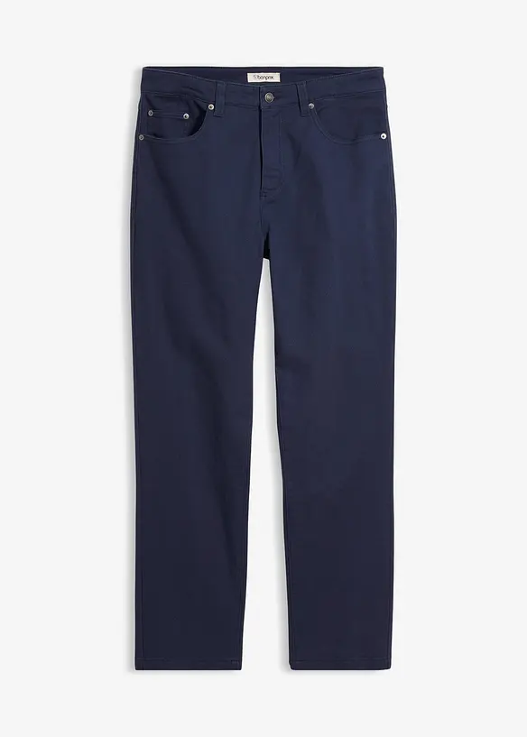 Stretchbyxa, klassisk passform, raka ben, bonprix