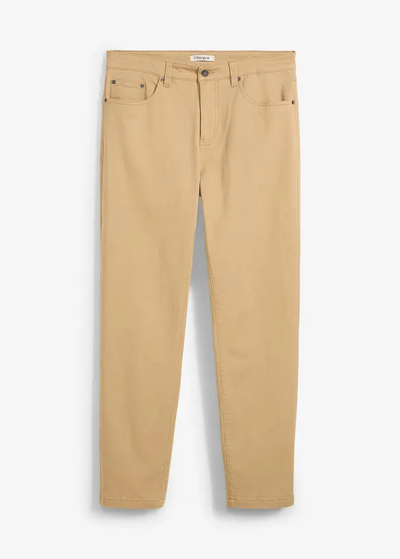 Stretchbyxa, klassisk passform, raka ben, bonprix