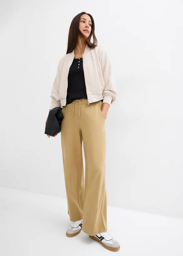 Kort&auml;rmad farfarstr&ouml;ja i ekologisk bomull, bonprix