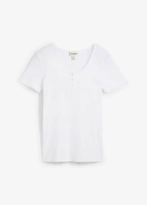 Kort&auml;rmad farfarstr&ouml;ja i ekologisk bomull, bonprix