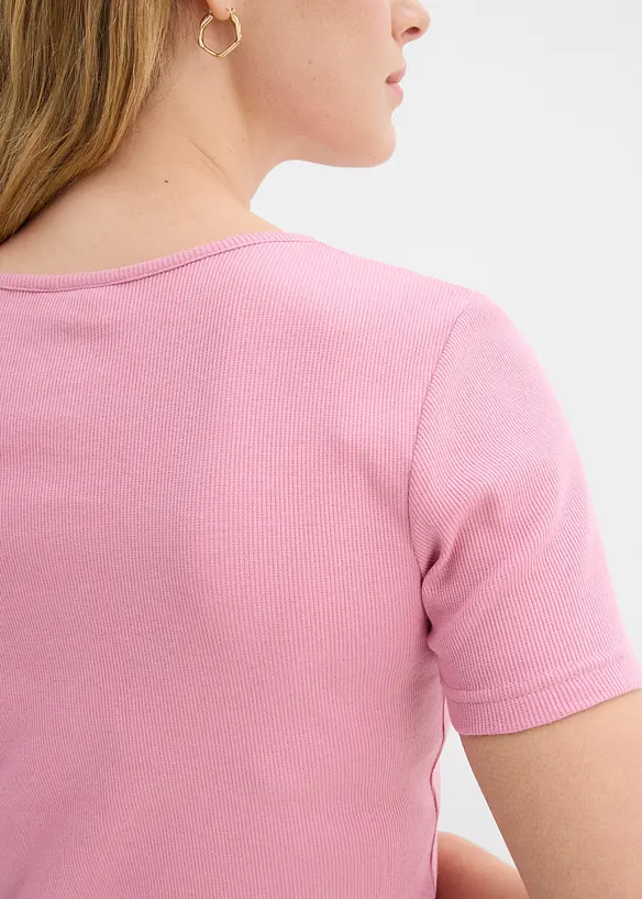 Kort&auml;rmad farfarstr&ouml;ja i ekologisk bomull, bonprix