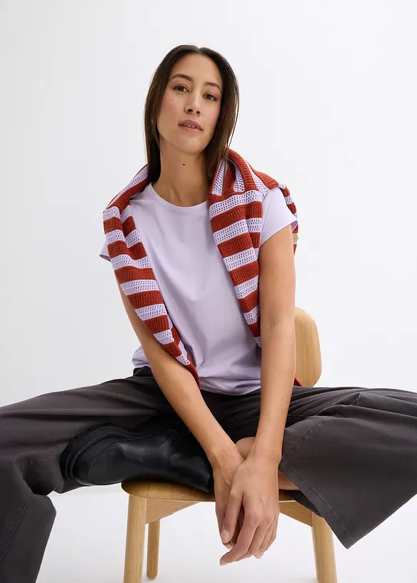 T-shirt i ren ekologisk bomull, bonprix