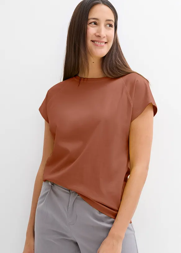 T-shirt i ren ekologisk bomull, bonprix
