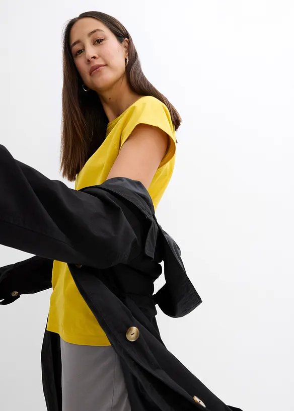 T-shirt i ren ekologisk bomull, bonprix