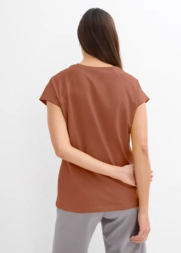 T-shirt i ren ekologisk bomull, bonprix