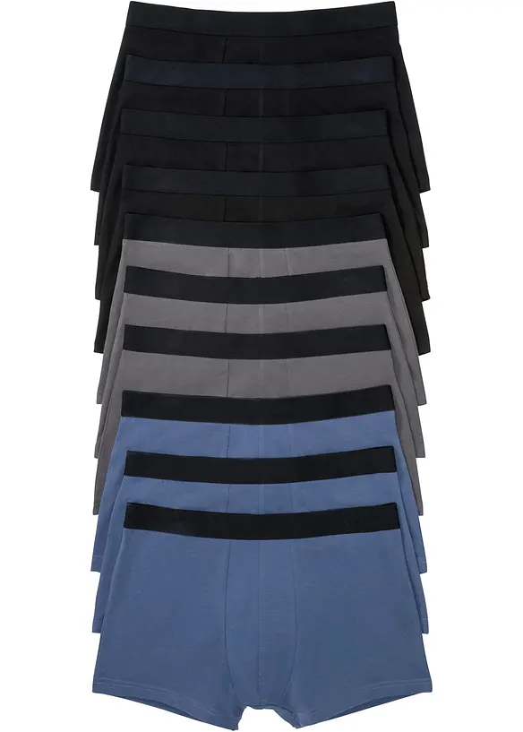 Boxershorts med bomull tajta (10-pack), bonprix