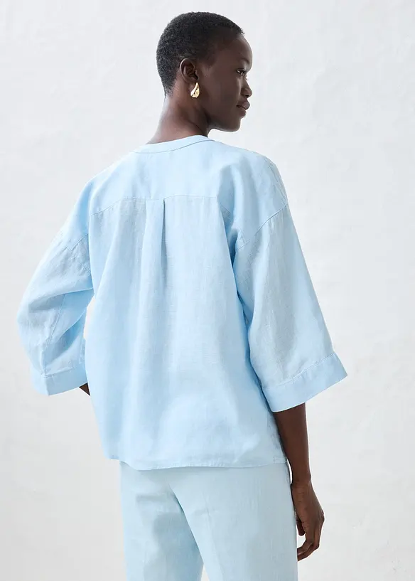 Oversizeblus i rent lin, bonprix