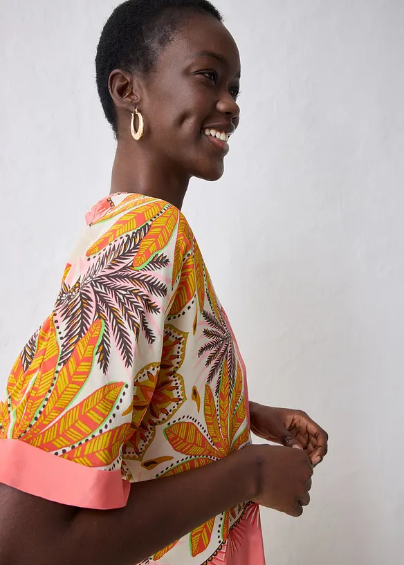 Blustunika med sidenandel, bonprix