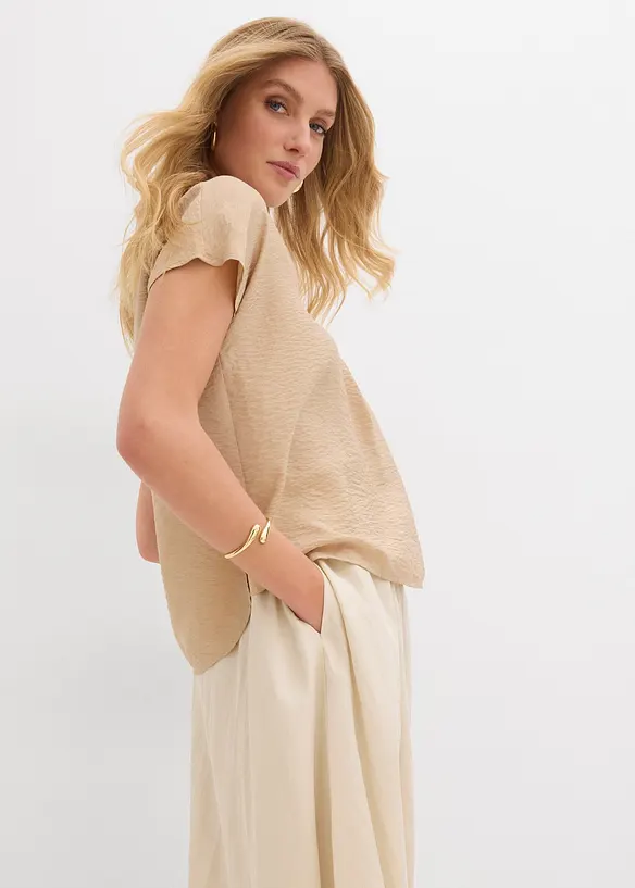 Blustunika i f&ouml;ljsam viskosmix, bonprix