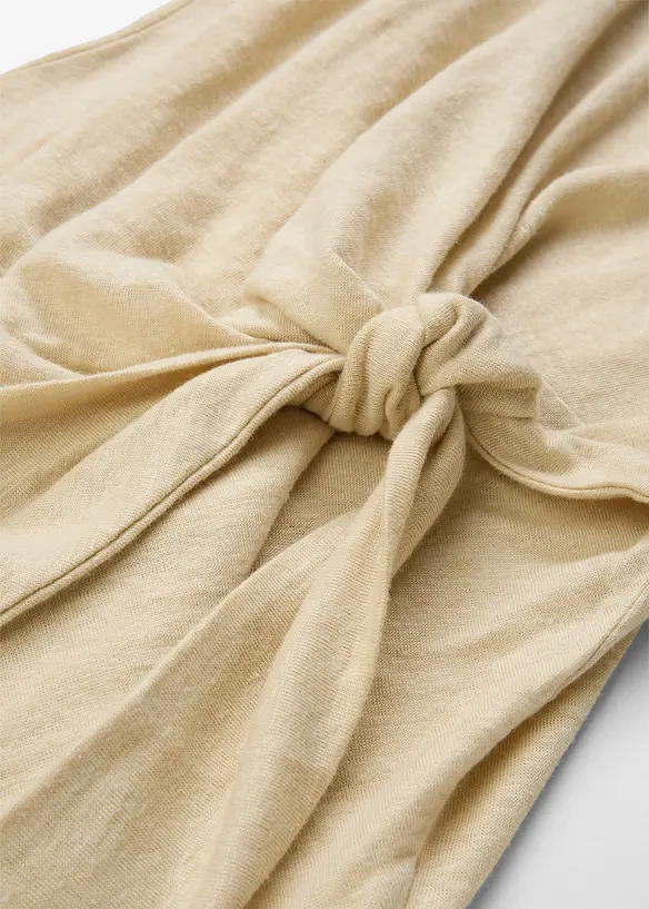 Topp i omlottmodell av rent linne, bonprix