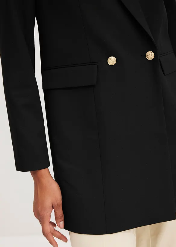 L&aring;ng kavaj med dekorativa knappar, bonprix