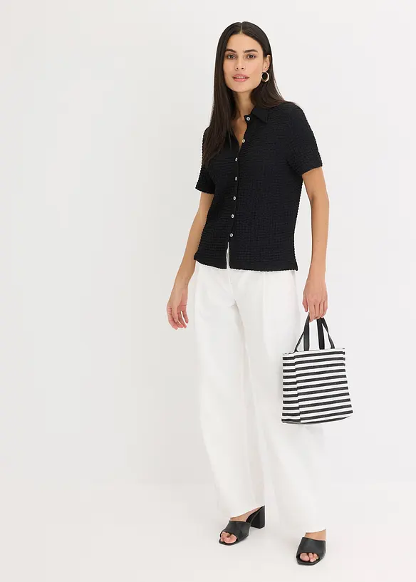 Blustopp med struktur, bonprix