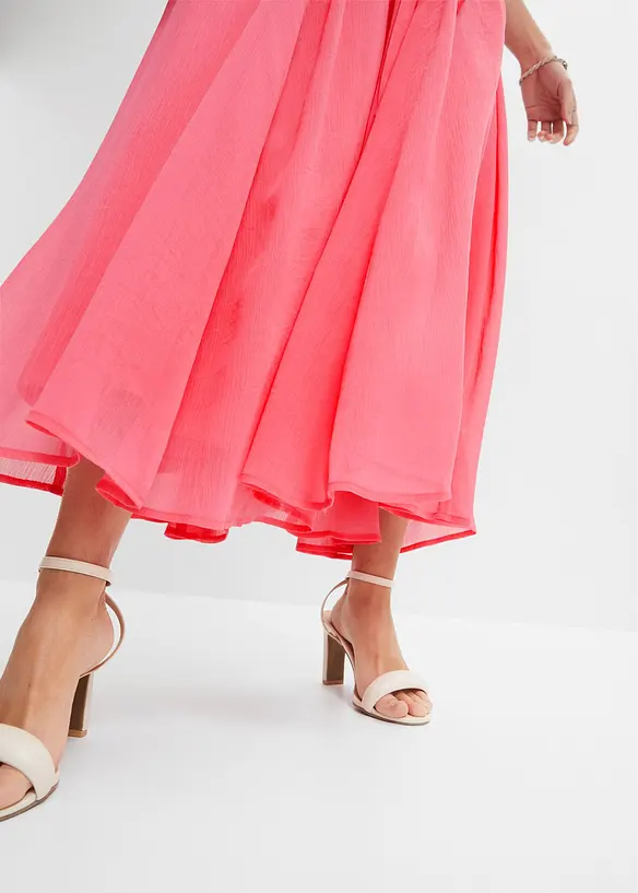 Chiffongkl&auml;nning med knytband, bonprix