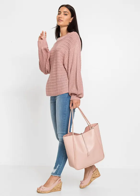 H&aring;lm&ouml;nstrad oversizetr&ouml;ja, bonprix