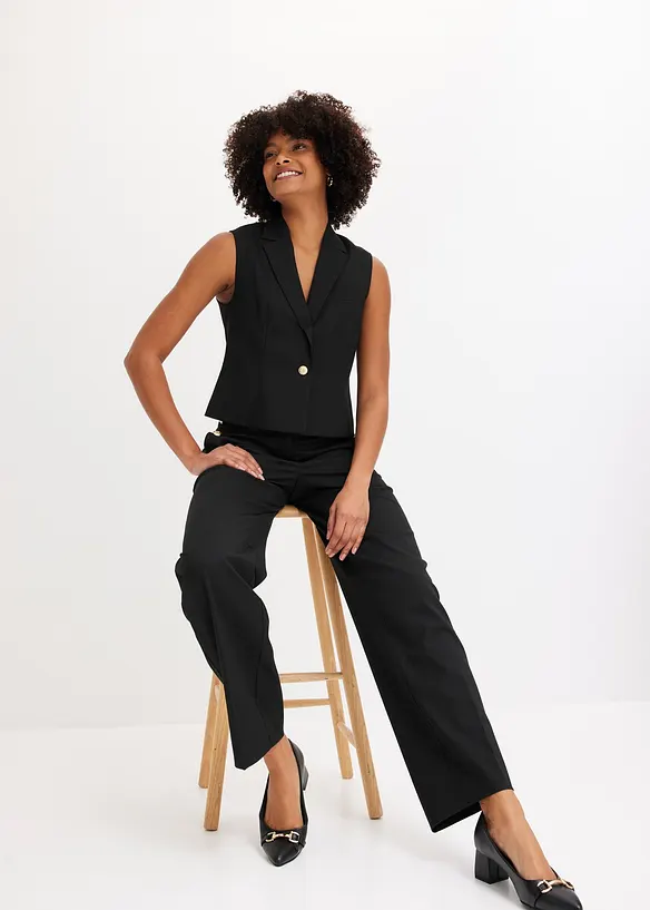 Marlenebyxa med dekorativa knappar, bonprix