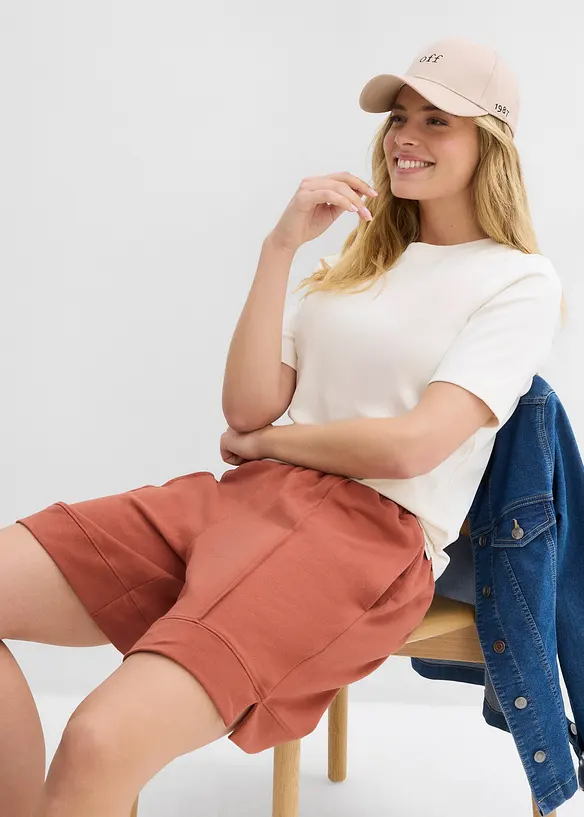 Trik&aring;shorts i bomullsmix, bonprix