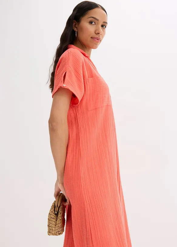 Kaftankl&auml;nning av mjuk muslin, bonprix