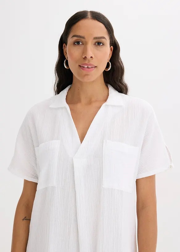 Kaftankl&auml;nning av mjuk muslin, bonprix