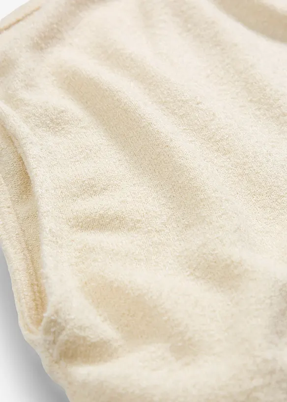 Oversizetopp med stickad look, bonprix