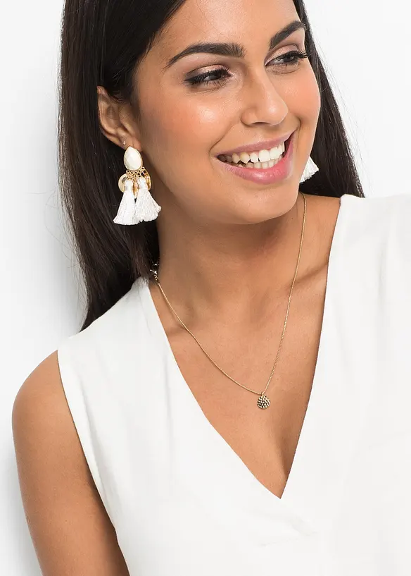 Linne i mjuk viskosmix, bonprix