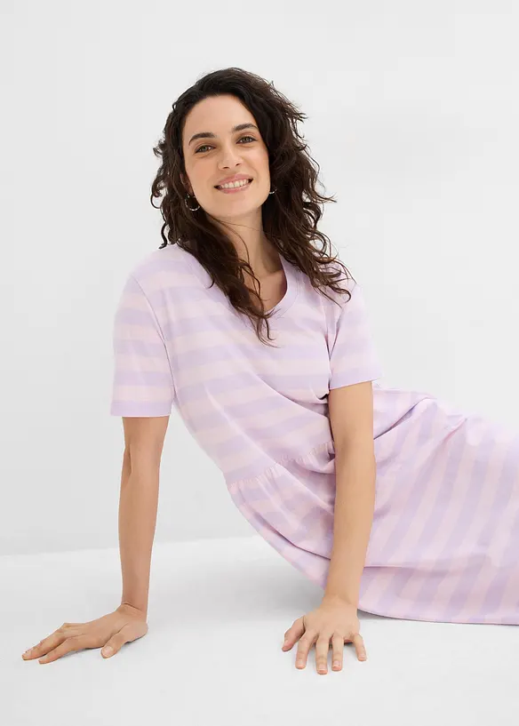 Jerseykl&auml;nning i ekologisk bomull, bonprix