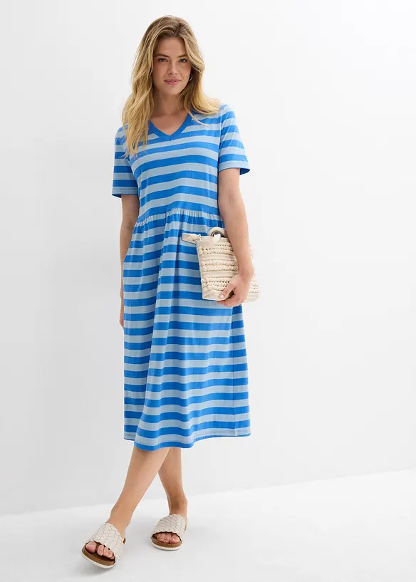 Jerseykl&auml;nning i ekologisk bomull, bonprix