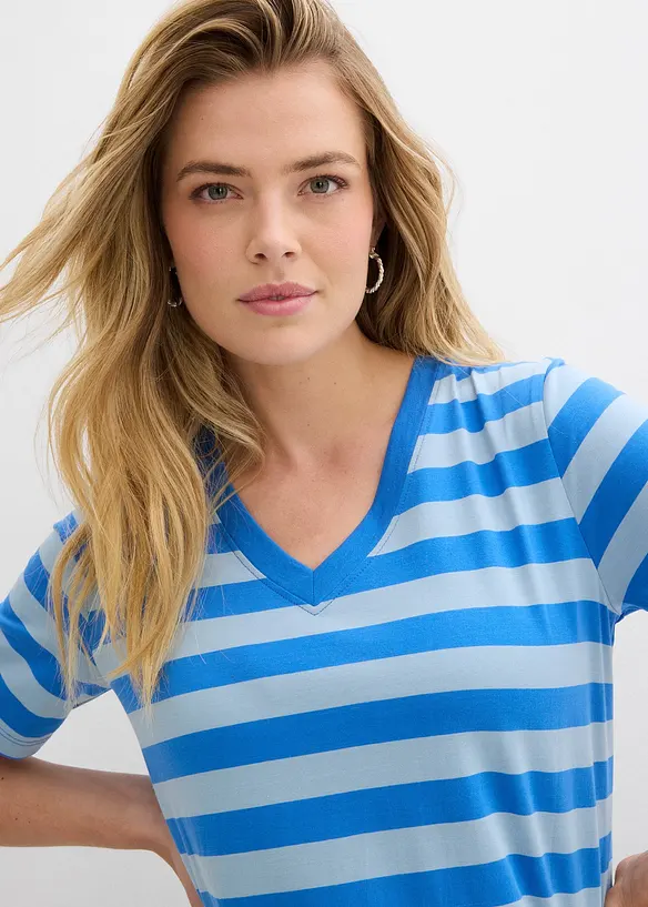 Jerseykl&auml;nning i ekologisk bomull, bonprix