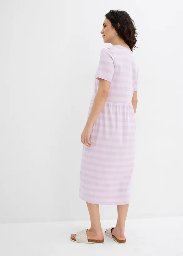 Jerseykl&auml;nning i ekologisk bomull, bonprix