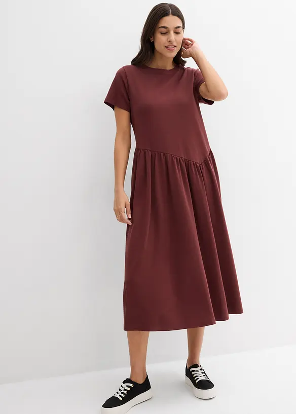 Jerseykl&auml;nning av ekologisk bomull, bonprix