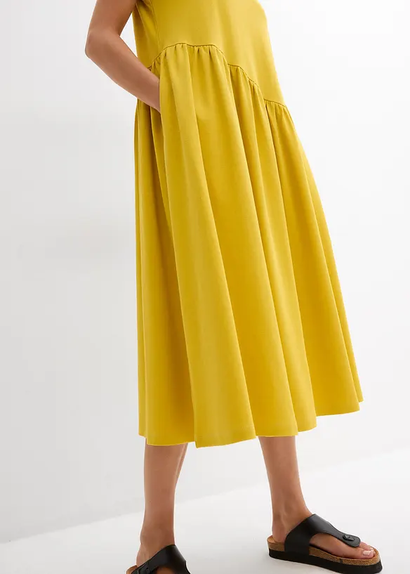 Jerseykl&auml;nning av ekologisk bomull, bonprix