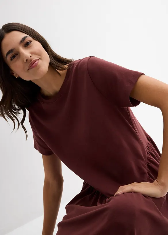 Jerseykl&auml;nning av ekologisk bomull, bonprix