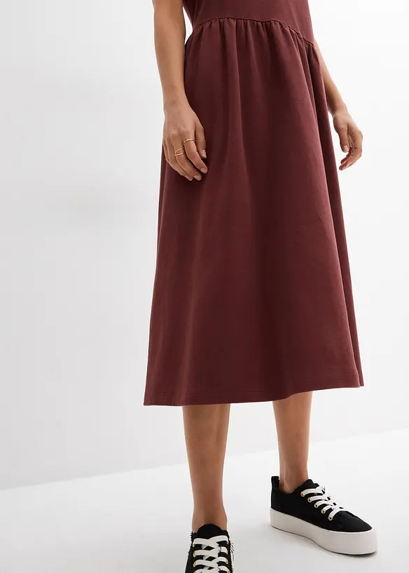 Jerseykl&auml;nning av ekologisk bomull, bonprix