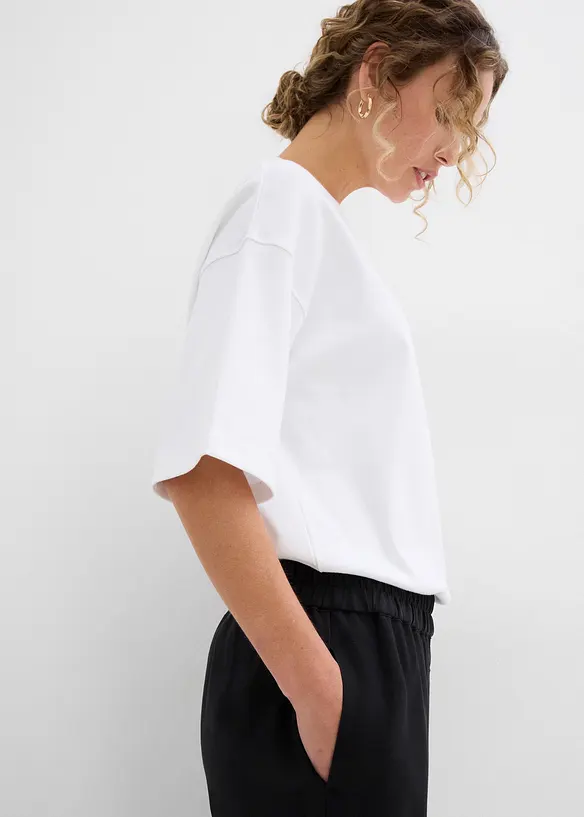 Culottebyxa av mjuk viskosmix, bonprix