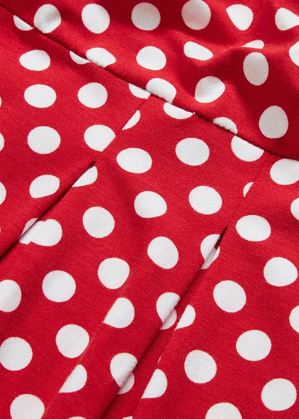 Jerseykl&auml;nning i viskosmix, bonprix