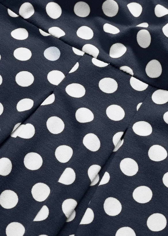 Jerseykl&auml;nning i viskosmix, bonprix