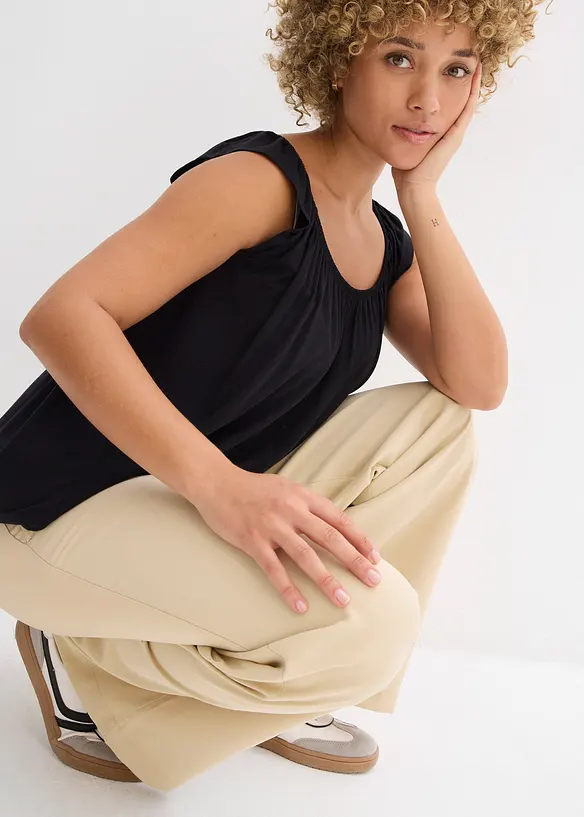 Topp i mjuk viskosmix, bonprix