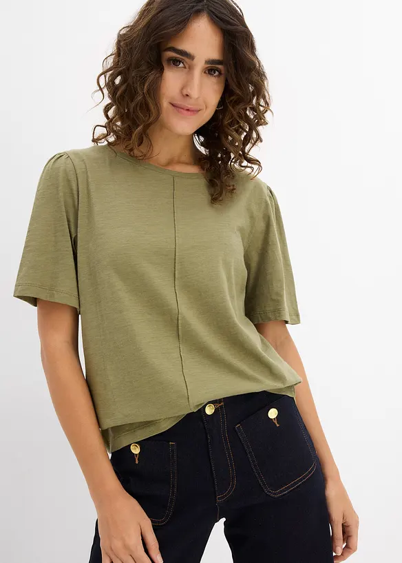 T-shirt av ren bomull, bonprix