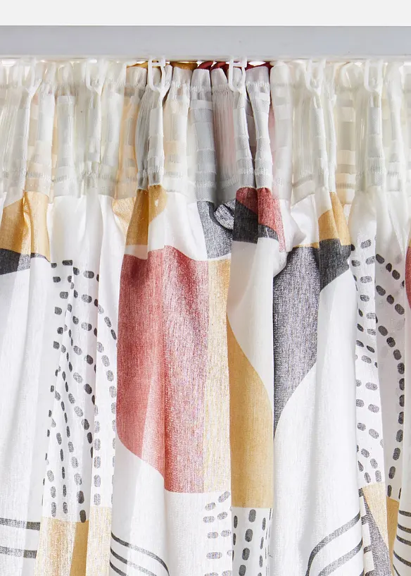 Gardin av &aring;tervunnen polyester (1-pack), bonprix