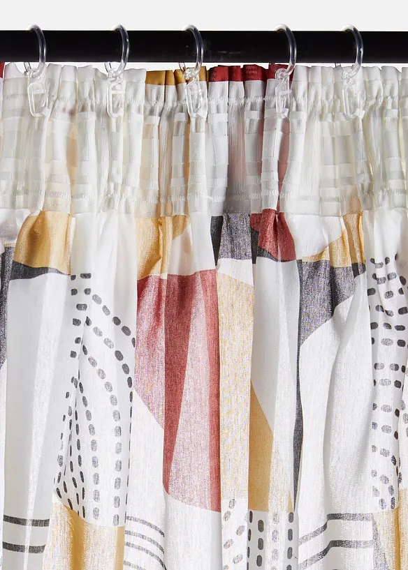 Gardin av &aring;tervunnen polyester (1-pack), bonprix