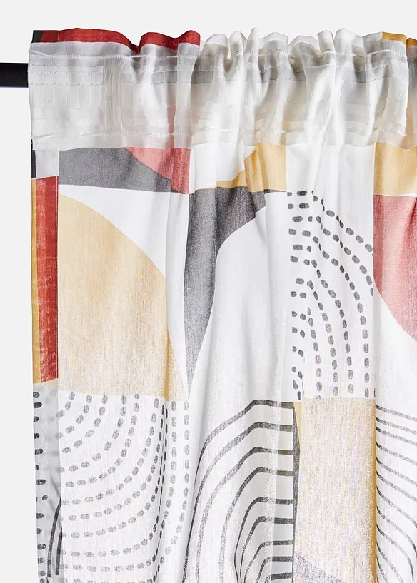 Gardin av &aring;tervunnen polyester (1-pack), bonprix