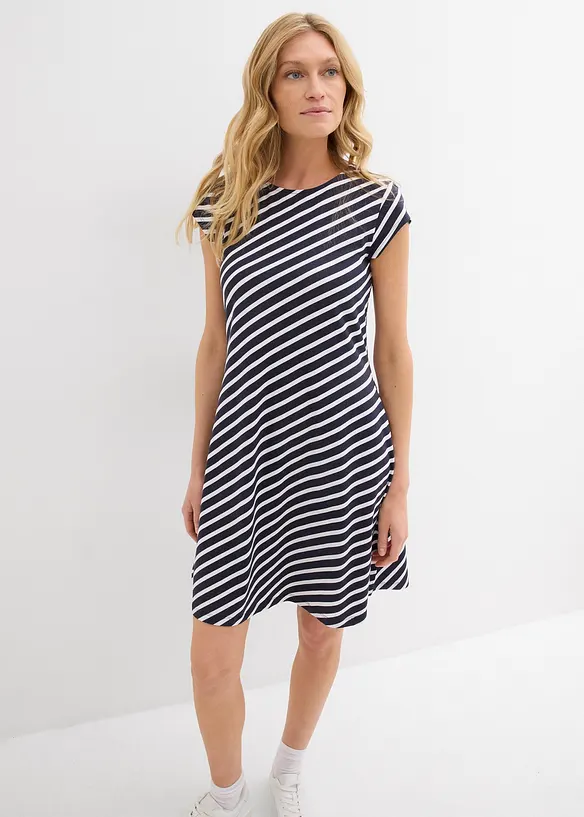 Jerseykl&auml;nning i kroppsn&auml;ra modell, bonprix