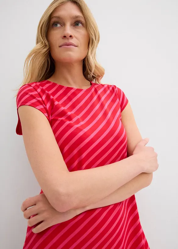 Jerseykl&auml;nning i kroppsn&auml;ra modell, bonprix