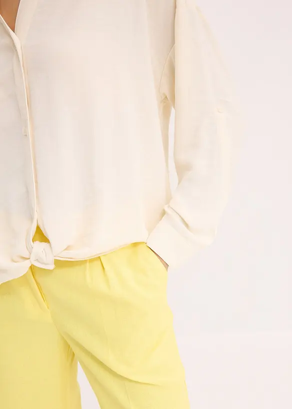 Blus i l&auml;tt kr&auml;pp, bonprix