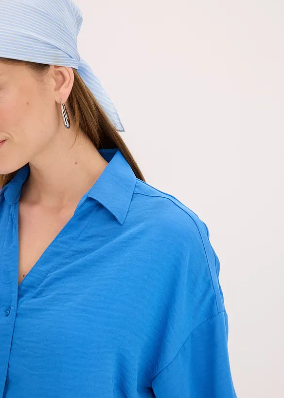 Blus i l&auml;tt kr&auml;pp, bonprix