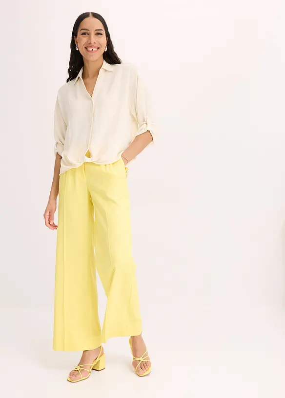 Blus i l&auml;tt kr&auml;pp, bonprix