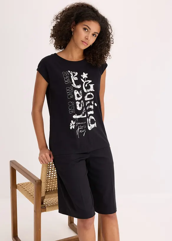 L&aring;ng topp i ekologisk bomull, bonprix